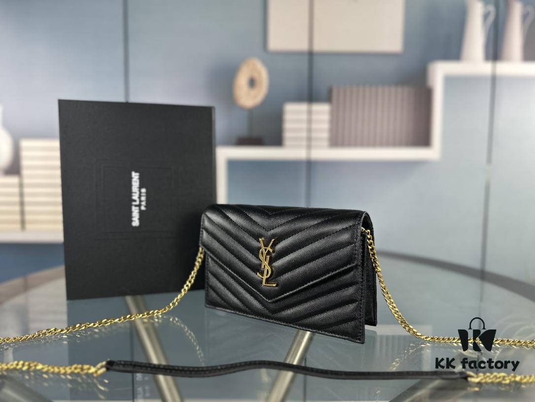 6930cfbe6e68136f4d9b0a5d YSL Monogram Black and Gold Caviar Leather Chain Bag – The Ultimate Holy Grail in the World of Handbags