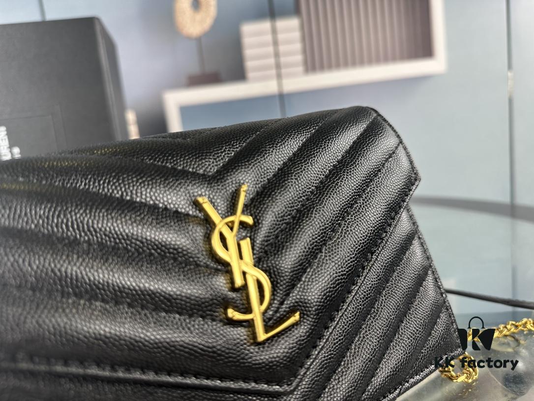 6930cfc36e68136f4d9b0a61 YSL Monogram Black and Gold Caviar Leather Chain Bag – The Ultimate Holy Grail in the World of Handbags