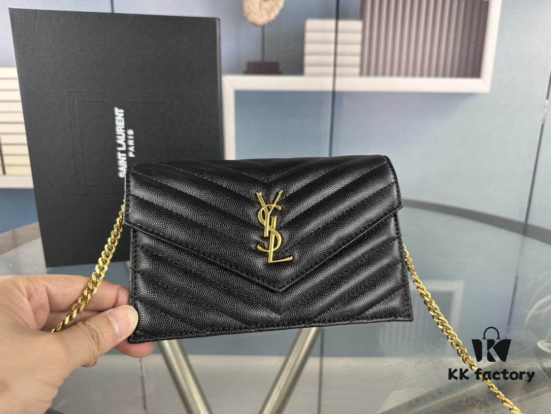 6930cfc36e68136f4d9b0a62 YSL Monogram Black and Gold Caviar Leather Chain Bag – The Ultimate Holy Grail in the World of Handbags