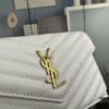 Box Set YSL Monogram Black and Gold Caviar Leather Chain Bag