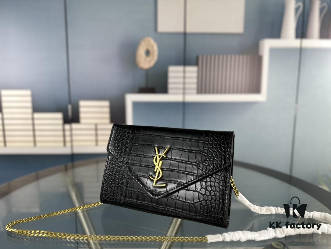 6930cfce6e68136f4d9b0a76 New Arrival with Box 💰 YSL Saint Laurent Mini Envelope Bag