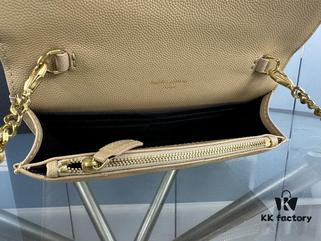 6930cfcf6e68136f4d9b0a7a Box Set Batch Bags' YOLO - YSL Monogram Black Gold Caviar Leather Chain Bag
