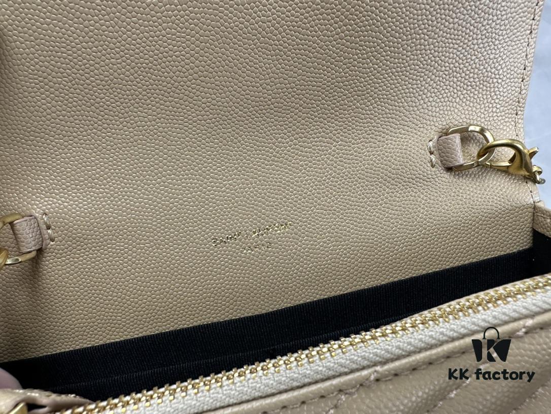 6930cfcf6e68136f4d9b0a7b Box Set Batch Bags' YOLO - YSL Monogram Black Gold Caviar Leather Chain Bag