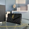 6930cfe86e68136f4d9b0aa0 YSL Saint Laurent WOC Caviar Chain Envelope Bag