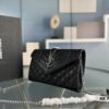 YSL Saint Laurent WOC Caviar Chain Envelope Bag