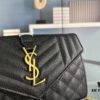 6930cfeb6e68136f4d9b0aa4 YSL Saint Laurent WOC Caviar Chain Envelope Bag