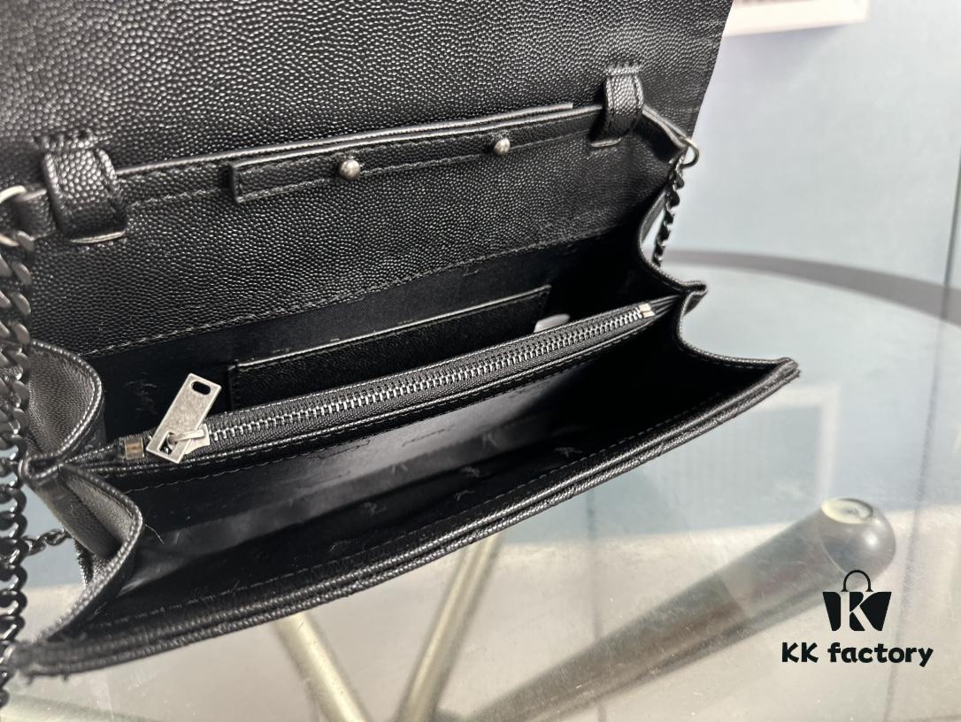 6930cff26e68136f4d9b0aae YSL Saint Laurent WOC Caviar Chain Envelope Bag