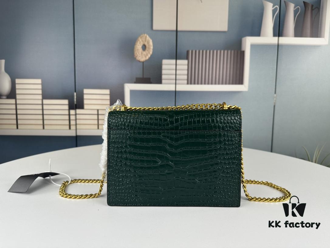 6930d01b6e68136f4d9b0af2 New YSL Sunset Bag with Box – Recommended Crocodile-Embossed Design