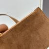 6930d0466e68136f4d9b0b2f Small New Model with Box – Exquisitely Beautiful Brown-Gold Suede Large Bag, Perfect for Autumn and Winter
