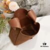 6930d0906e68136f4d9b0b97 Small-sized New Arrival with Box – Exquisitely Beautiful Brown and Gold Matte Bag, Perfect for Autumn and Winter