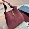 YSL Frosted Finish New Arrival Axilla Bag Model 2107 Size 23*12*24cm