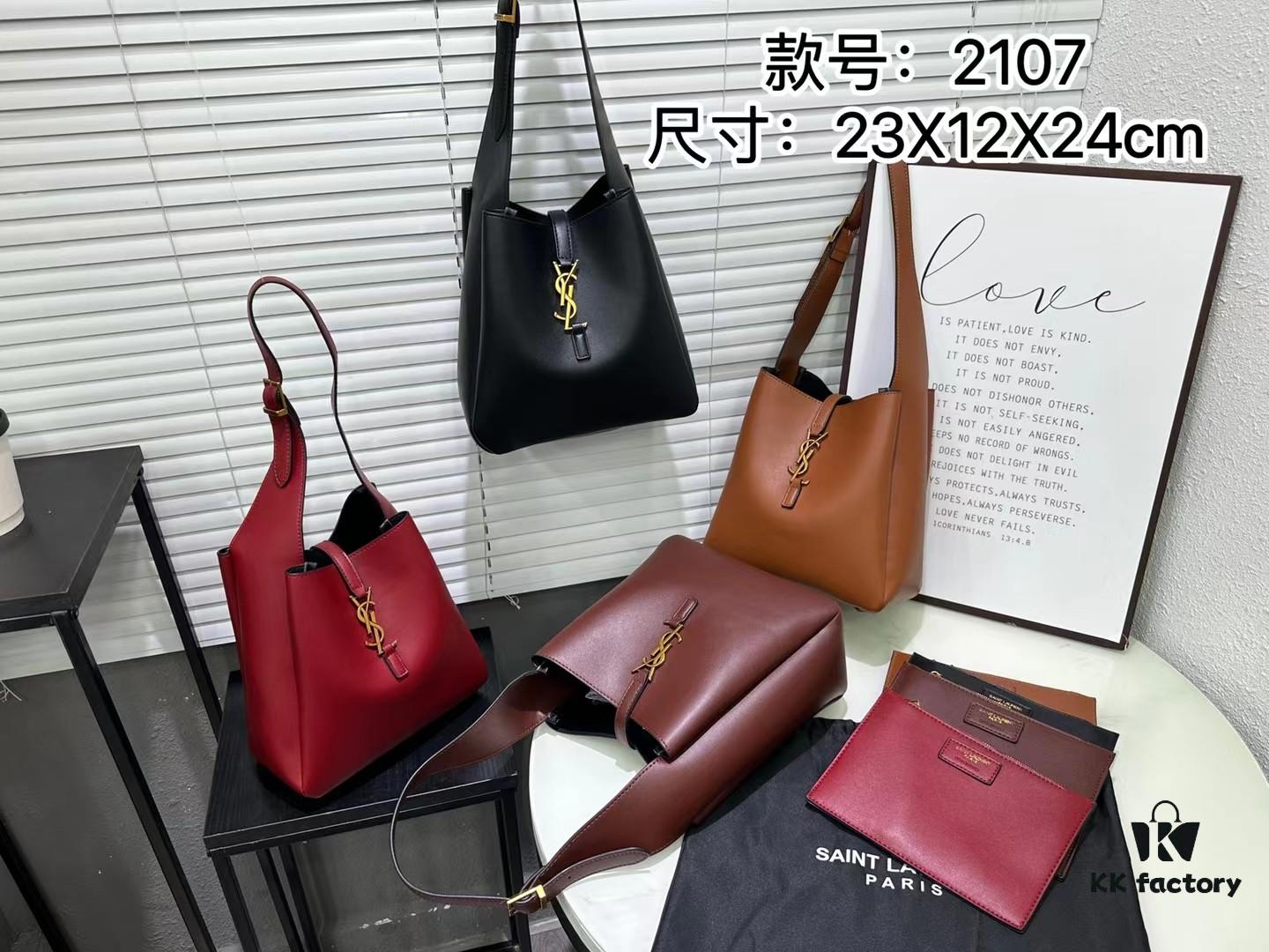 YSL New Underarm Bag Model 2107 Size 23*12*24cm