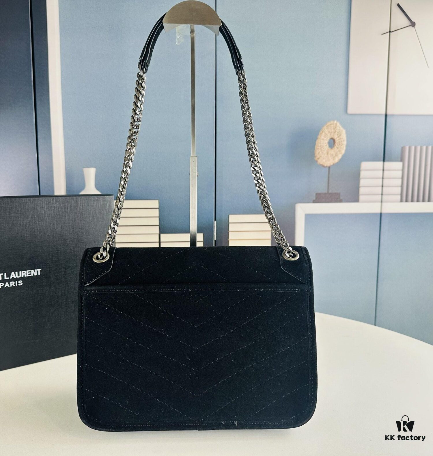 6930d0fa6e68136f4d9b0c41 New Arrival Small Size with Box 💰 YSL ||| Saint Laurent Suede Niki Messenger Bag