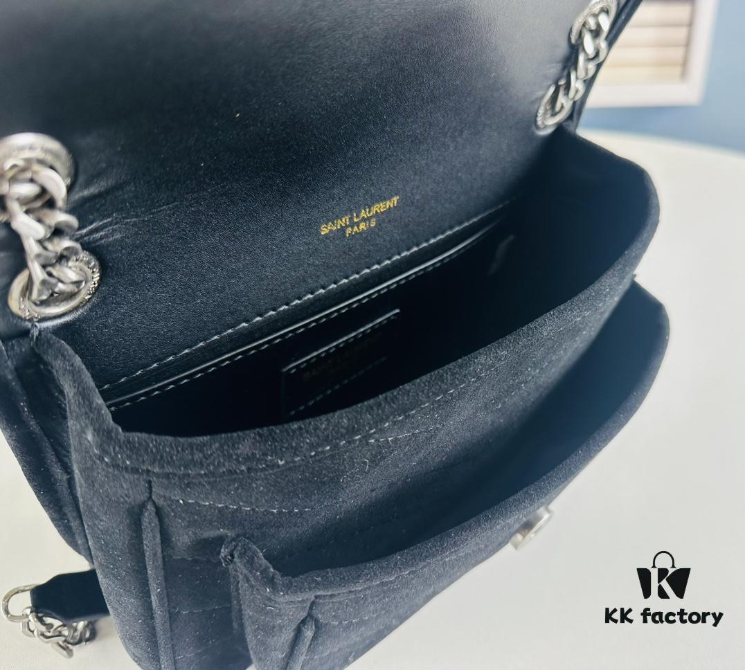 6930d1006e68136f4d9b0c4a New Large Size with Box 💰YSL ||| Saint Laurent Suede Niki Messenger Bag