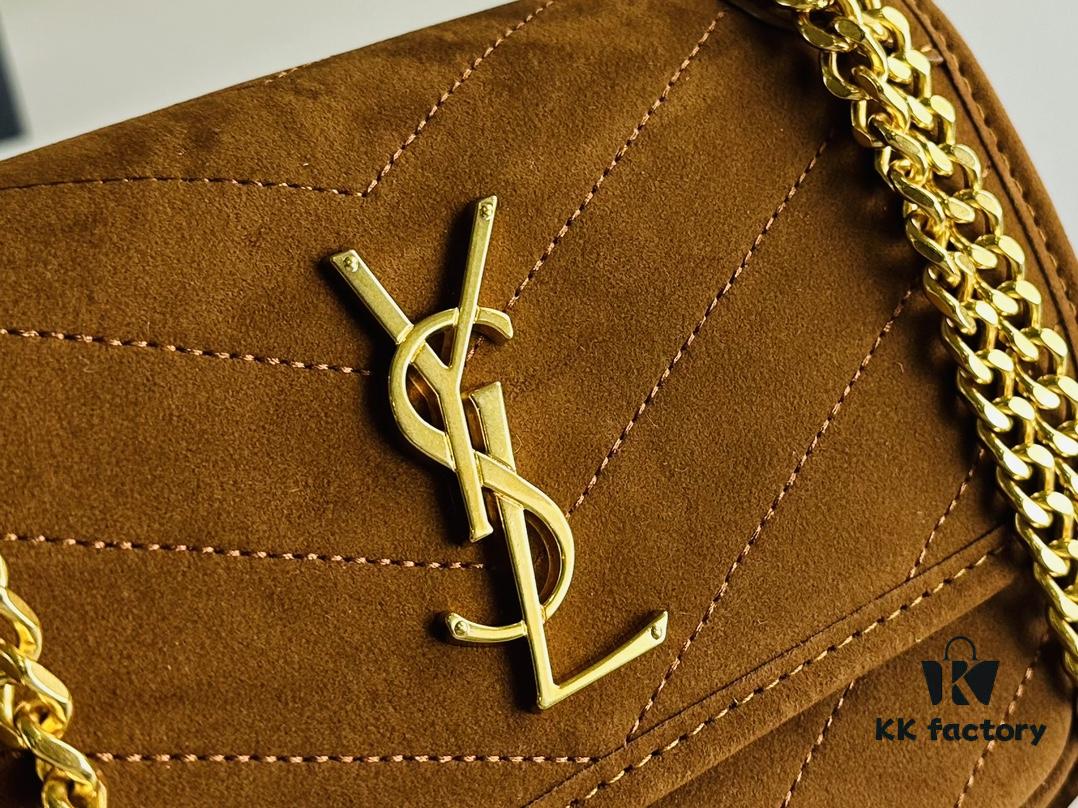 New Small YSL Niki Suede Messenger Bag with Box