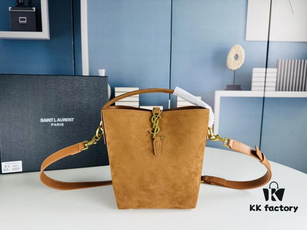 6930d1196e68136f4d9b0c78 YSL LE37 Small Suede Bucket Bag, New Arrival for Fall/Winter, Comes with Box, Limited Stock