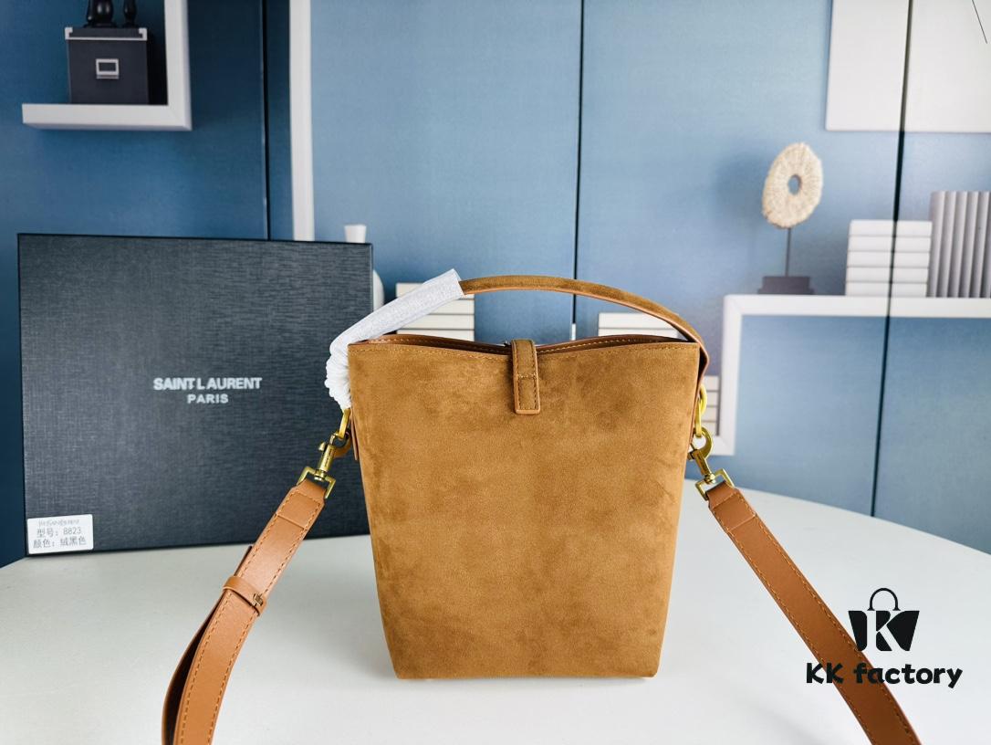 6930d11a6e68136f4d9b0c7a YSL LE37 Small Suede Bucket Bag, New Arrival for Fall/Winter, Comes with Box, Limited Stock