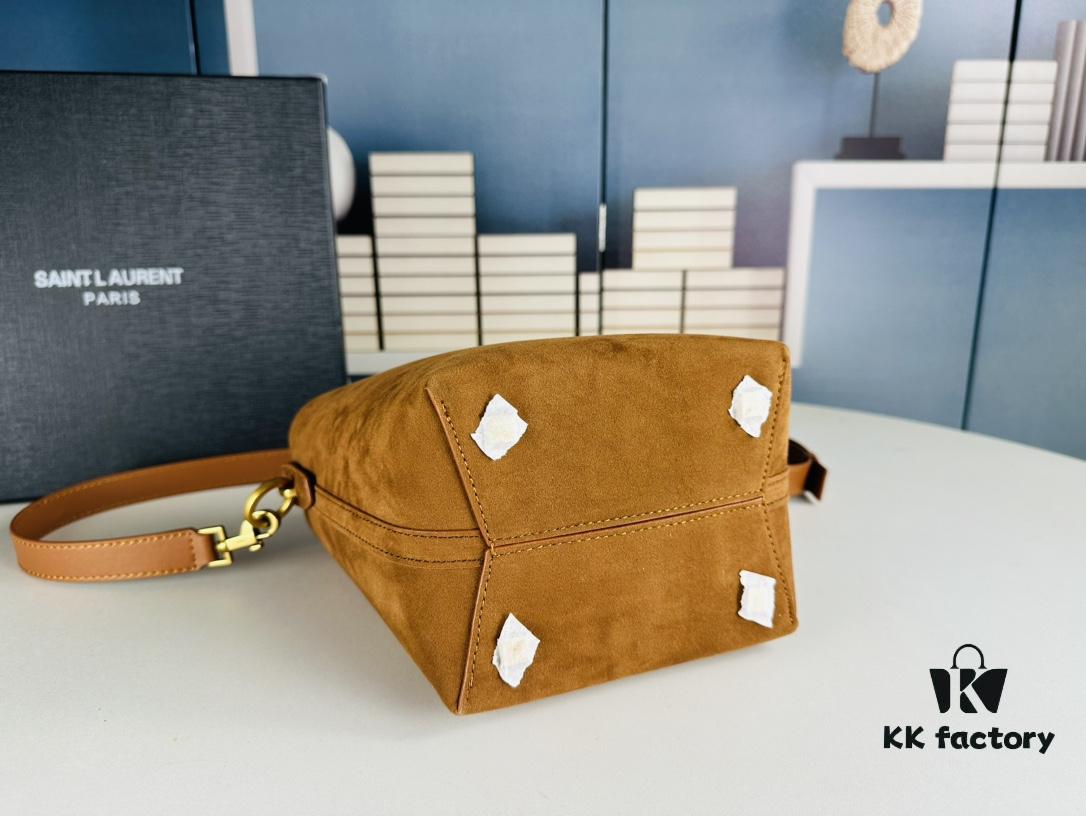 6930d11c6e68136f4d9b0c7b YSL LE37 Small Suede Bucket Bag, New Arrival for Fall/Winter, Comes with Box, Limited Stock