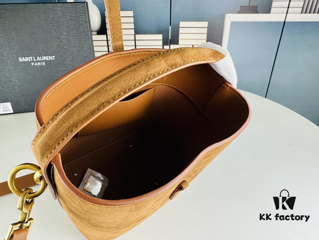 6930d11d6e68136f4d9b0c7e YSL LE37 Small Suede Bucket Bag, New Arrival for Fall/Winter, Comes with Box, Limited Stock