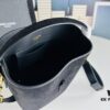 6930d11f6e68136f4d9b0c85 New Autumn/Winter Arrival Matte Mini YSL Bucket Bag with Box - Authentic YSL LE37 in Black Gold Hardware, Celebrity Style