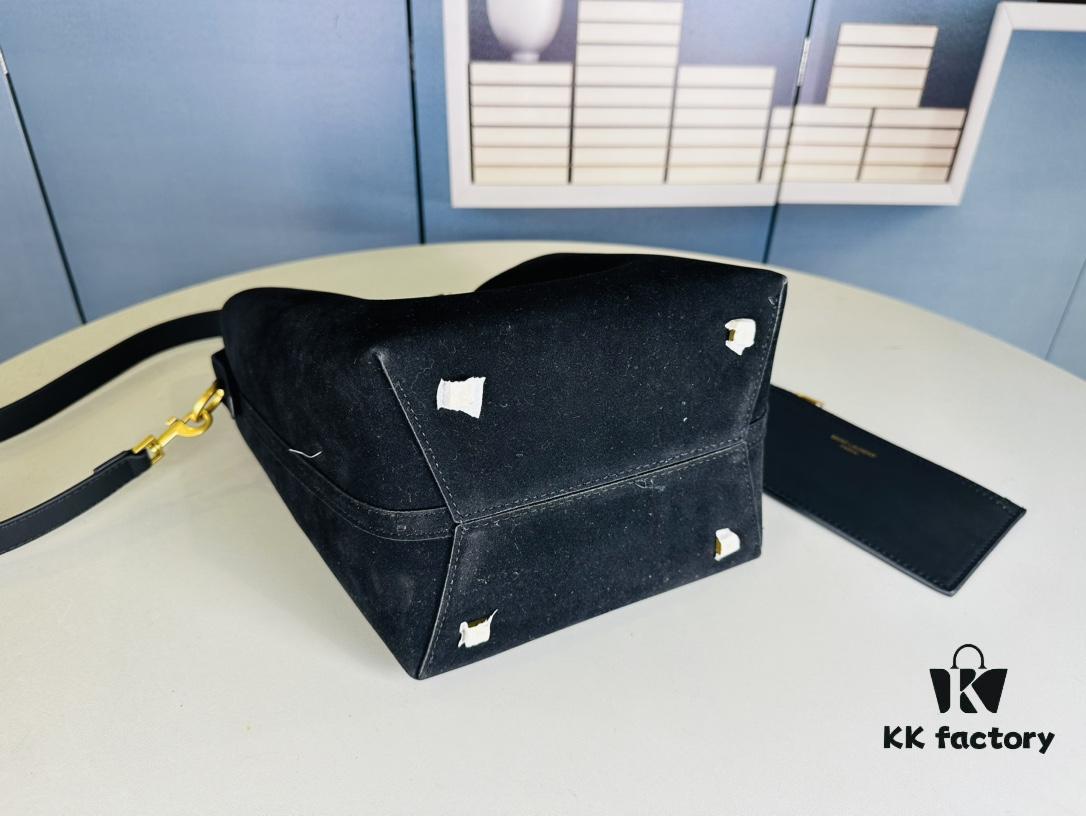 6930d1236e68136f4d9b0c8a New Autumn and Winter Arrival Matte Large YSL Bucket Bag with Box 💰 Great Find! Authentic YSL LE37 Bucket Bag, Celebrity Style, Limited Quantity