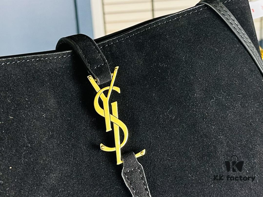 6930d1236e68136f4d9b0c8b New Autumn and Winter Arrival Matte Large YSL Bucket Bag with Box 💰 Great Find! Authentic YSL LE37 Bucket Bag, Celebrity Style, Limited Quantity