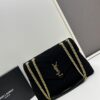 6930d15a6e68136f4d9b0ce2 Large YSL LOU LOU Suede Leather Chain Shoulder Bag with Box ||| Loulou Black Brown Nubuck