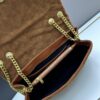 6930d1626e68136f4d9b0ce9 Large Size with Box 💰 YSL LOU LOU Suede Leather Chain Shoulder Bag ||| Loulou Black Brown Nubuck