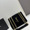 6930d16d6e68136f4d9b0cf5 Medium YSL LOU LOU Suede Leather Chain Shoulder Bag with Box ||| Loulou Black Brown Nubuck
