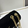 6930d1706e68136f4d9b0cf9 Medium YSL LOU LOU Suede Leather Chain Shoulder Bag with Box ||| Loulou Black Brown Nubuck