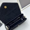6930d1806e68136f4d9b0d11 Small YSL Loulou Suede Leather Chain Shoulder Bag in Black and Brown with Box