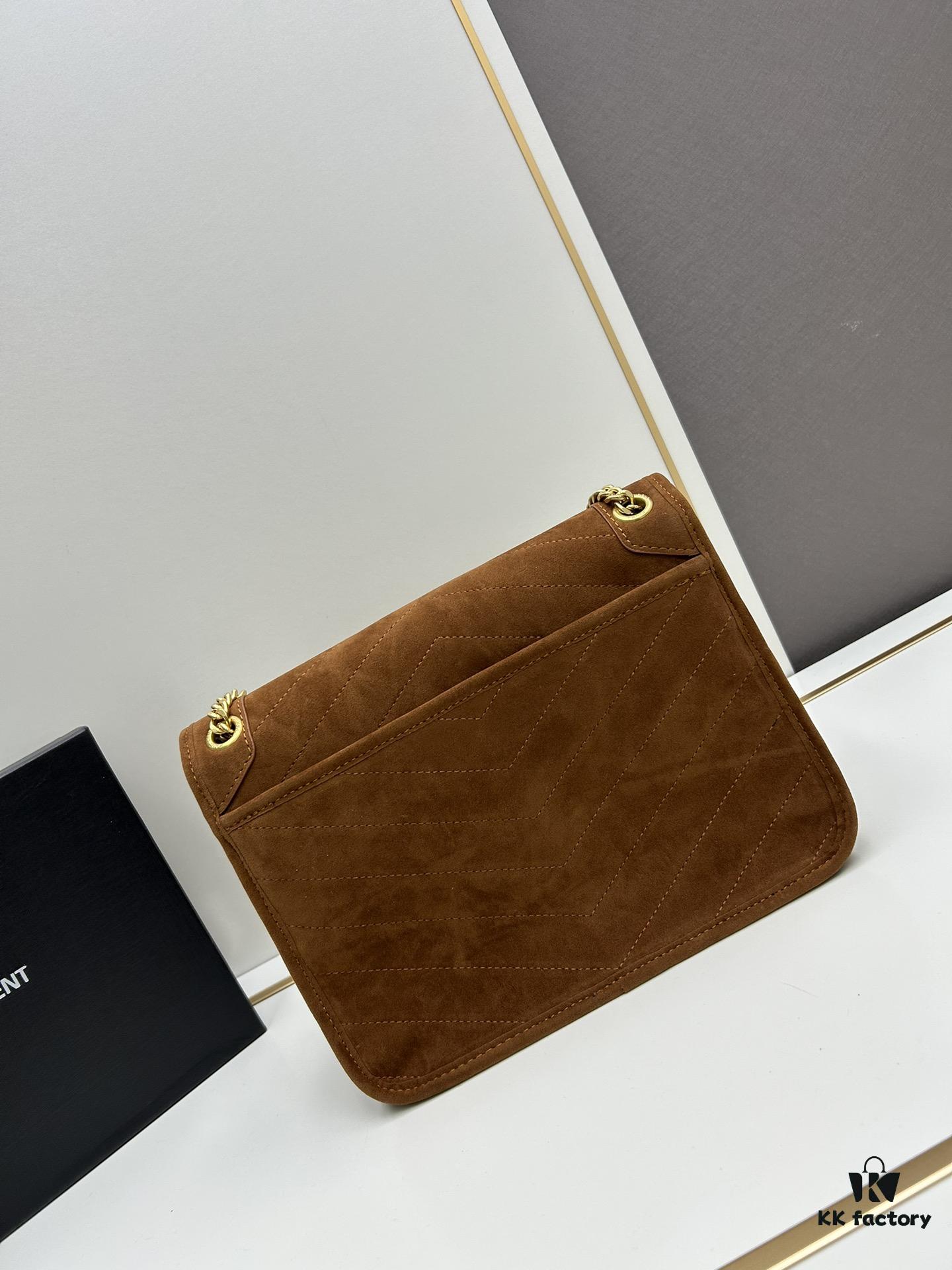 6930d1846e68136f4d9b0d17 New Large Size with Box 💰YSL ||| Saint Laurent Suede Niki Messenger Bag