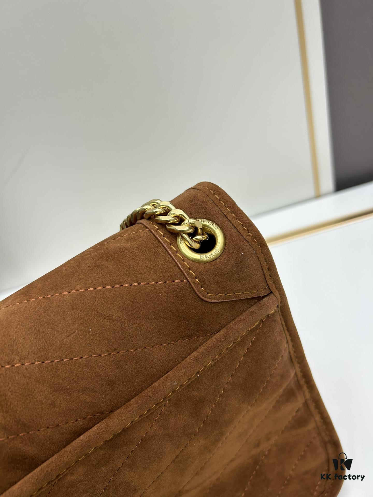6930d1856e68136f4d9b0d18 New Large Size with Box 💰YSL ||| Saint Laurent Suede Niki Messenger Bag
