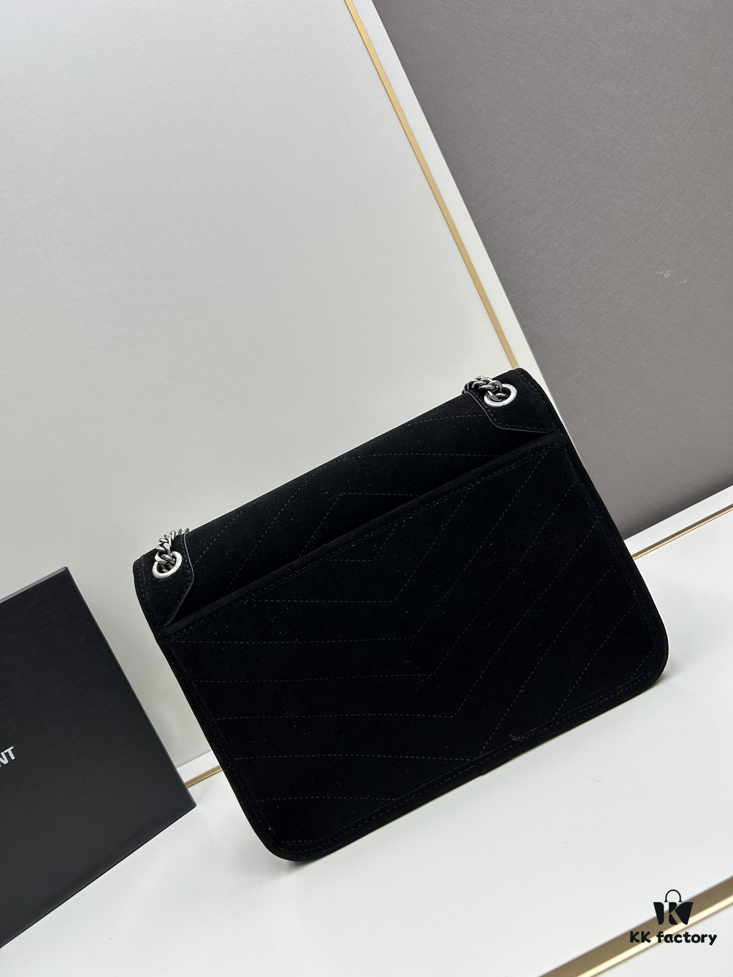 6930d18b6e68136f4d9b0d21 New Large Size with Box 💰YSL ||| Saint Laurent Suede Niki Messenger Bag
