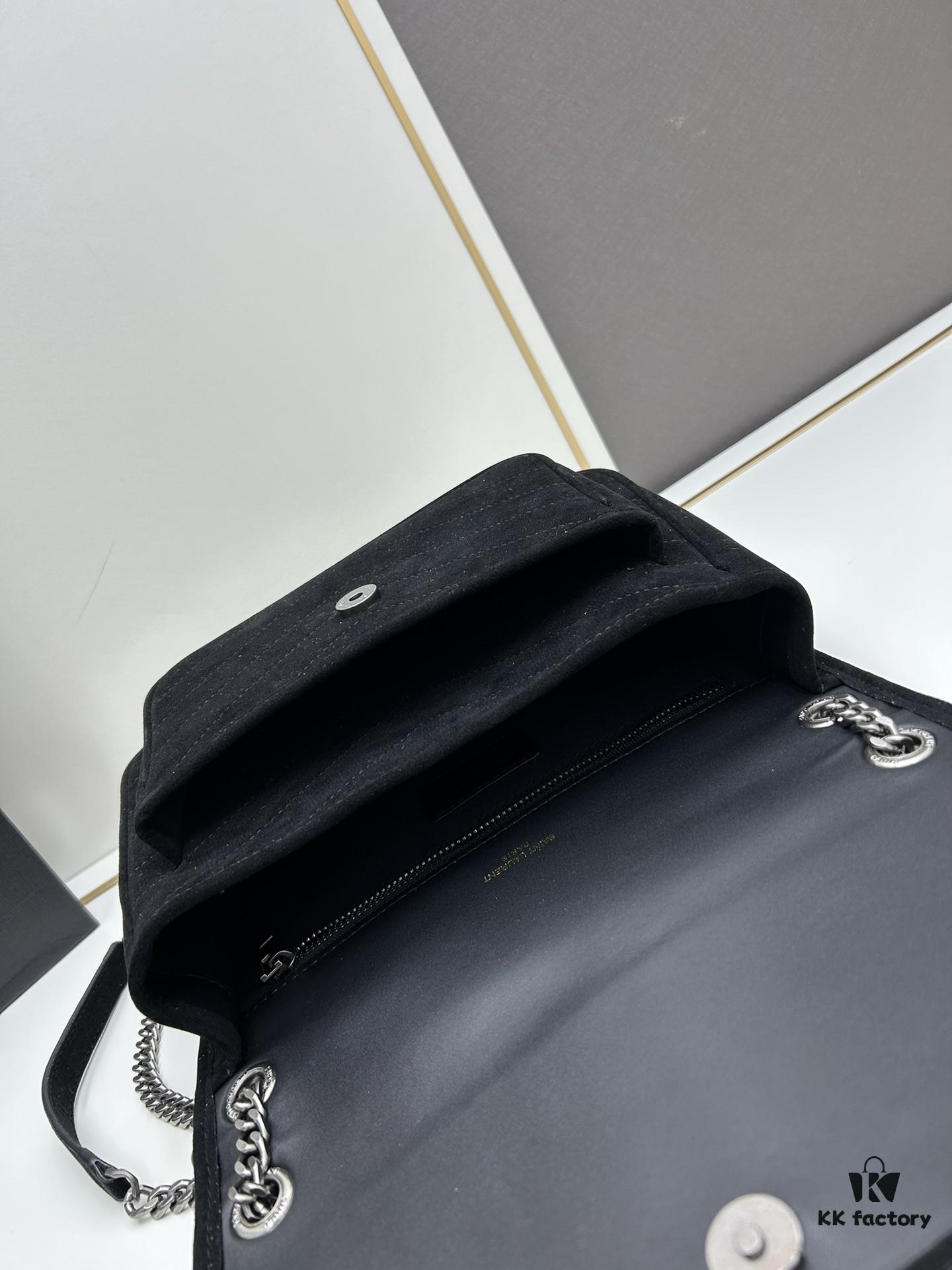 6930d18c6e68136f4d9b0d23 New Large Size with Box 💰YSL ||| Saint Laurent Suede Niki Messenger Bag