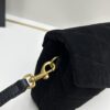 6930d18e6e68136f4d9b0d27 Small YSL Loulou Suede Leather Chain Shoulder Bag in Black and Brown with Box