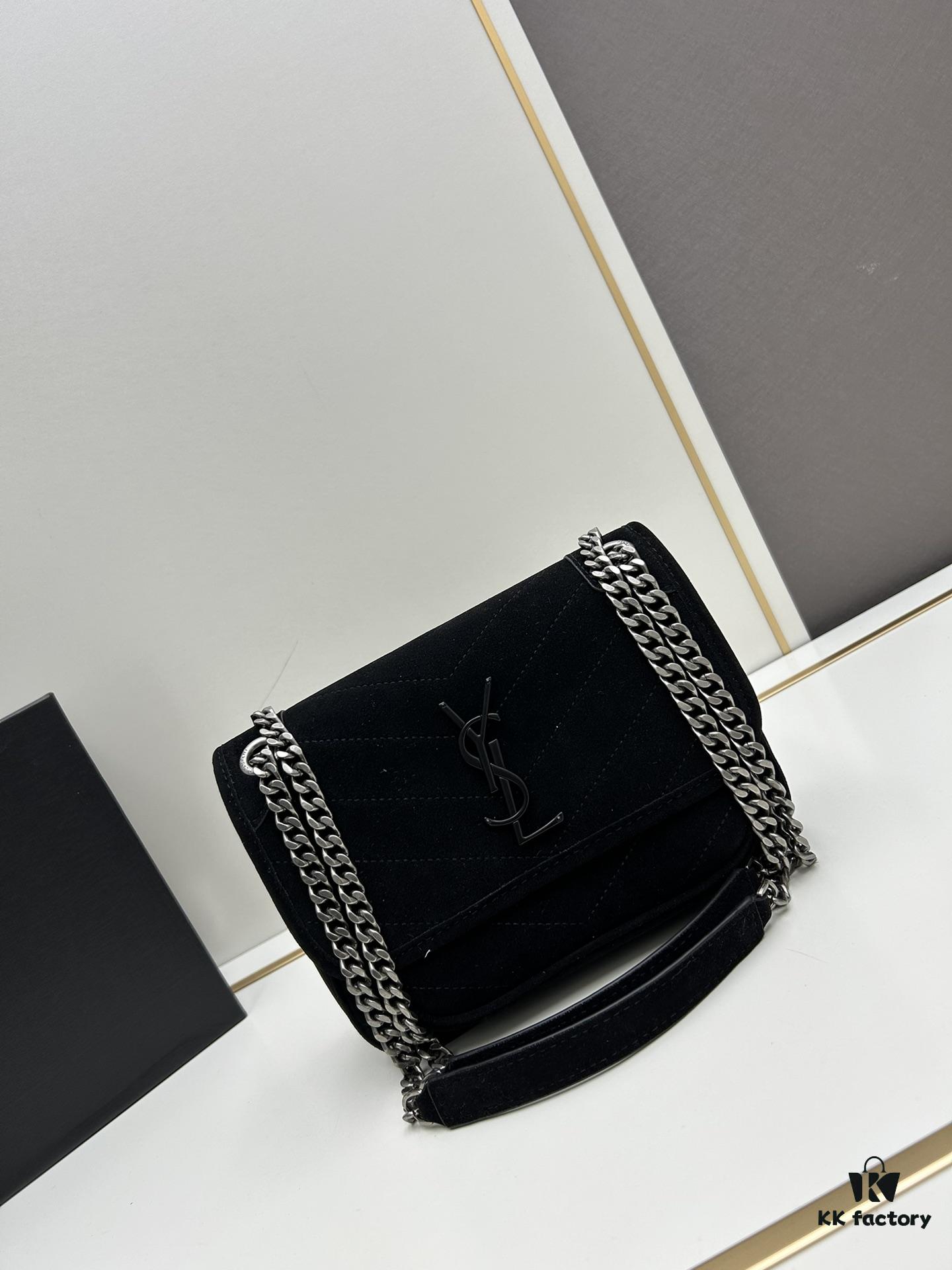 6930d19b6e68136f4d9b0d3a New Arrival Small Size with Box 💰YSL ||| Saint Laurent Suede Niki Messenger Bag