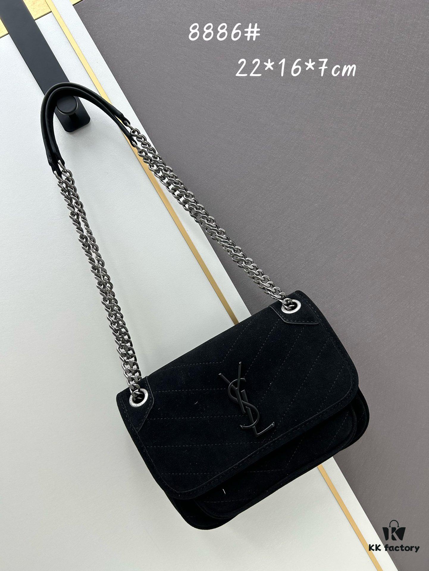 6930d19e6e68136f4d9b0d3d New Arrival Small Size with Box 💰YSL ||| Saint Laurent Suede Niki Messenger Bag