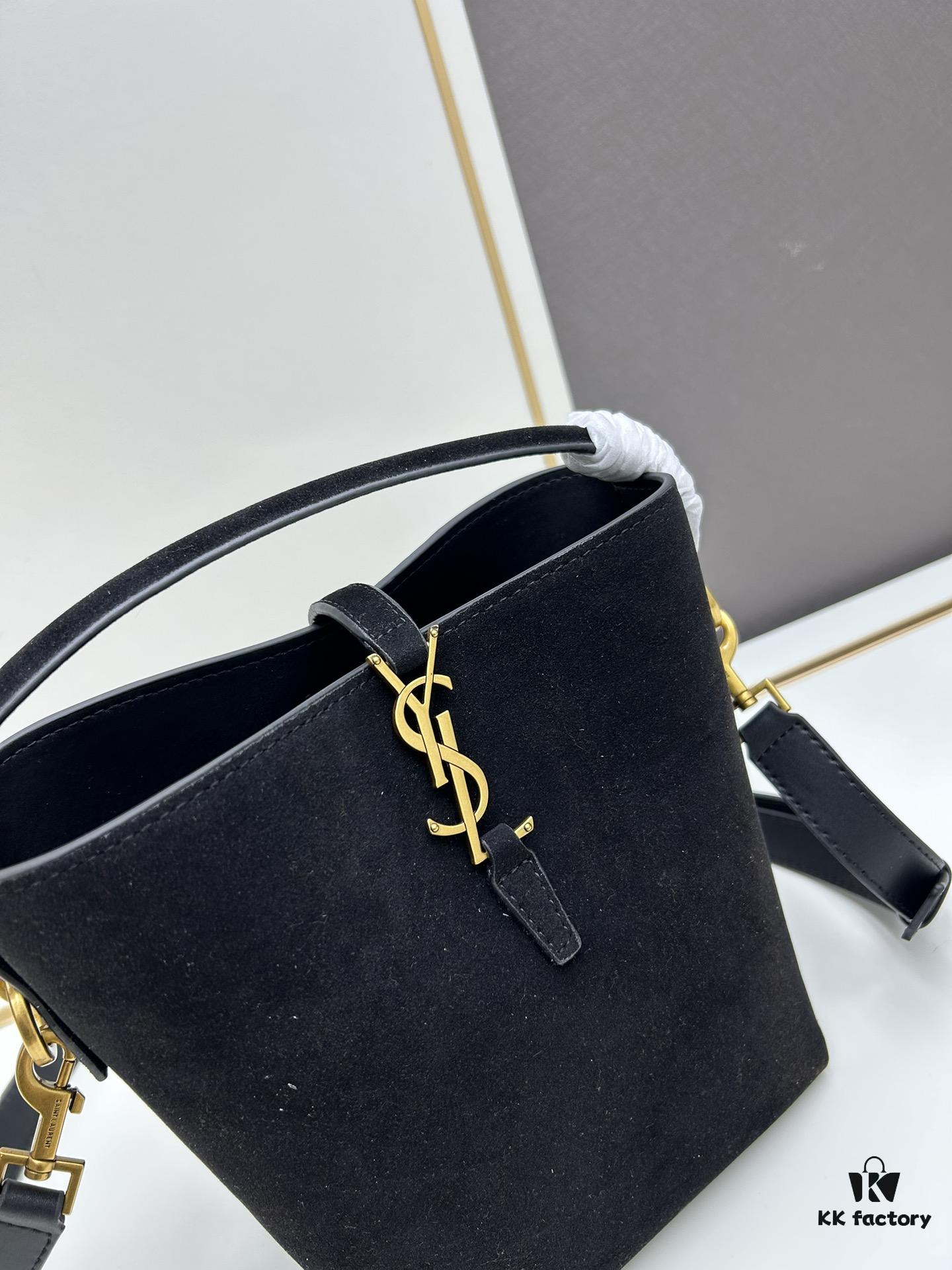 6930d1d66e68136f4d9b0d91 YSL LE37 Small Suede Bucket Bag, Limited Stock, Includes Box and Dust Bag
