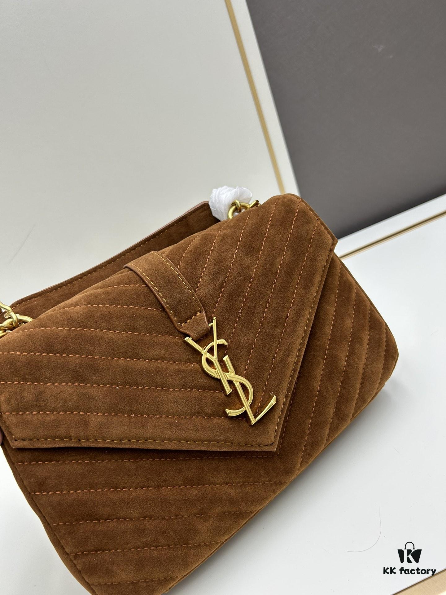 6930d2066e68136f4d9b0ddb New Arrival with Box ||| Saffiano Leather YSL Saint Laurent V-Logo Sling Bag