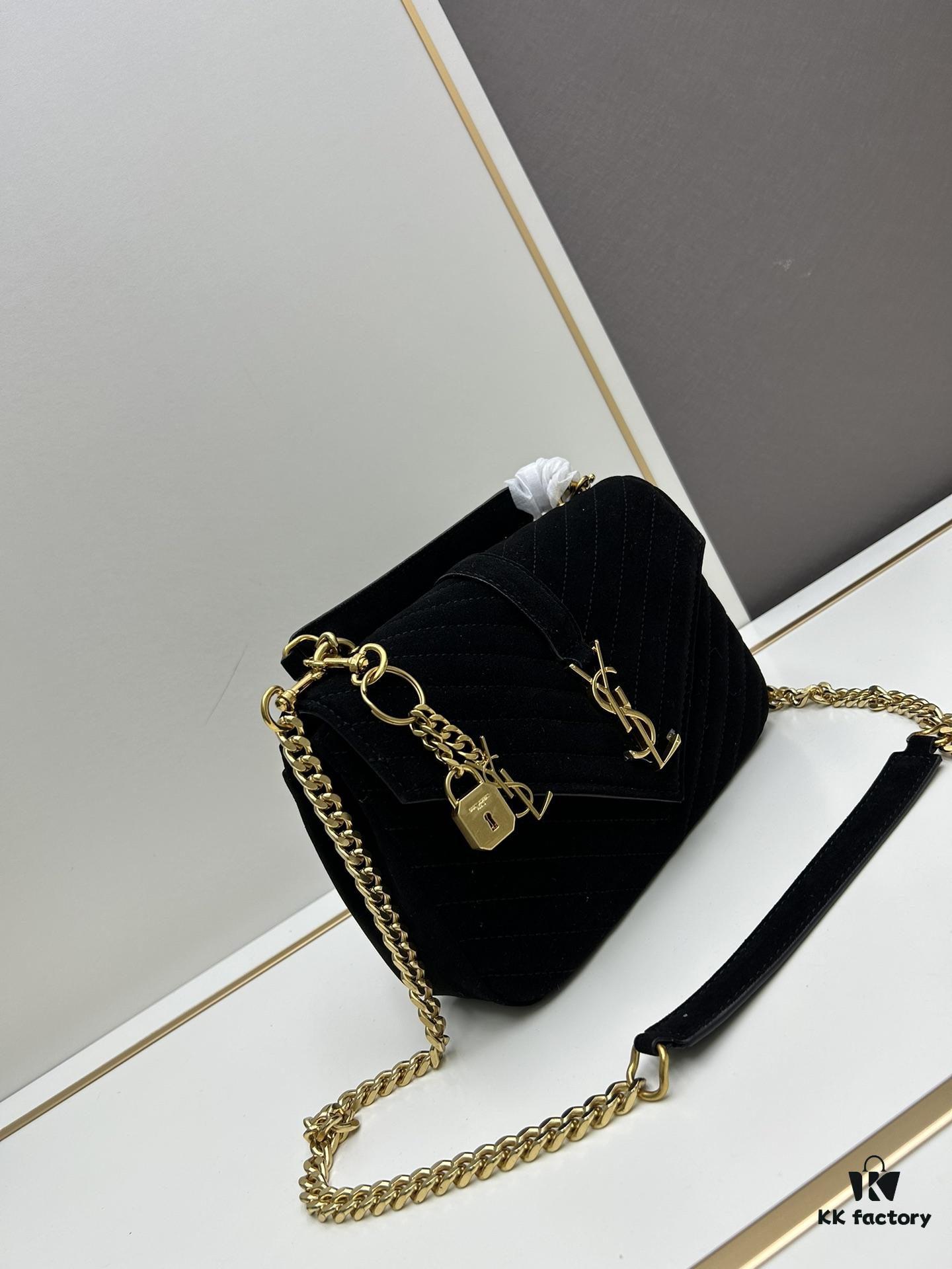 6930d2086e68136f4d9b0ddd New Arrival with Box ||| Saffiano Leather YSL Saint Laurent V-Logo Sling Bag
