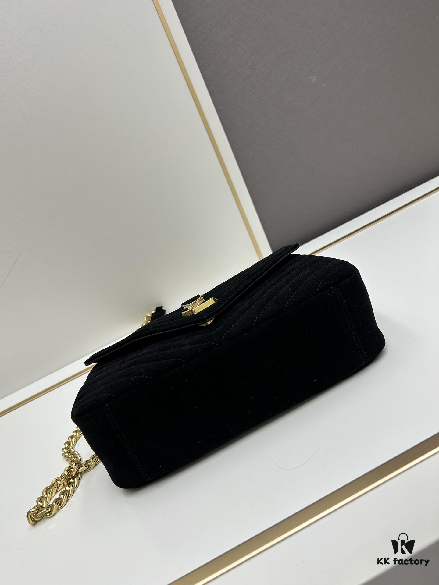 6930d20b6e68136f4d9b0ddf New Arrival with Box ||| Saffiano Leather YSL Saint Laurent V-Logo Sling Bag