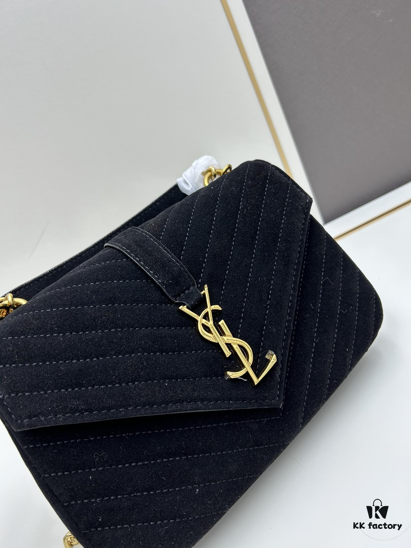 6930d20b6e68136f4d9b0de1 New Arrival with Box ||| Saffiano Leather YSL Saint Laurent V-Logo Sling Bag