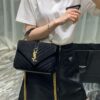 6930d21c6e68136f4d9b0df5 New Arrival with Box ||| Suede YSL Saint Laurent V-Logo Sling Bag