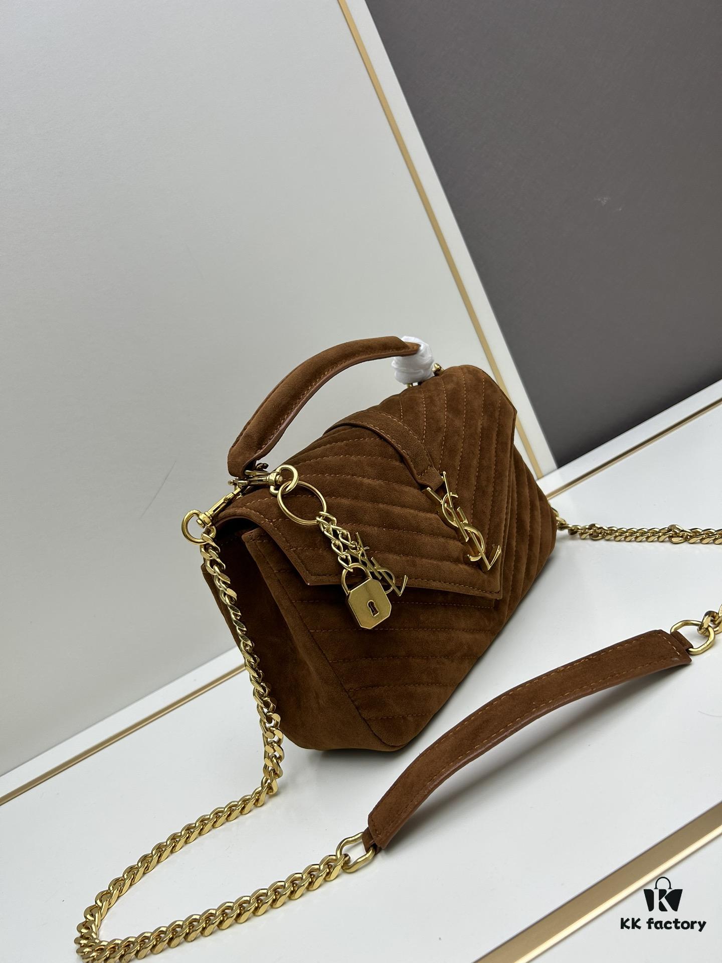 6930d21d6e68136f4d9b0df6 New Arrival with Box ||| Saffiano Leather YSL Saint Laurent V-Logo Sling Bag