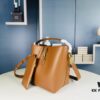 6930d23a6e68136f4d9b0e25 New Arrival Large YSL Bucket Bag with Box - Authentic LE37 Model, Black Shiny Leather with Gold Hardware, Includes Dust Bag and Detachable Pouch