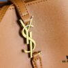 6930d23e6e68136f4d9b0e2d New Arrival Large YSL Bucket Bag with Box - Authentic LE37 Model, Black Shiny Leather with Gold Hardware, Includes Dust Bag and Detachable Pouch