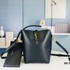 6930d23e6e68136f4d9b0e2e New Large YSL Bucket Bag with Box - Authentic LE37 Model, Shiny Leather Black & Gold Design, Celebrity Style