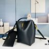 6930d23f6e68136f4d9b0e31 New Large YSL Bucket Bag with Box - Authentic LE37 Model, Shiny Leather Black & Gold Design, Celebrity Style