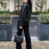 6930d28f6e68136f4d9b0ec1 New Arrival with Box 💰 See How Beautiful the YSL Trapezoid Shoulder Bag Looks from Rosé's Back View!